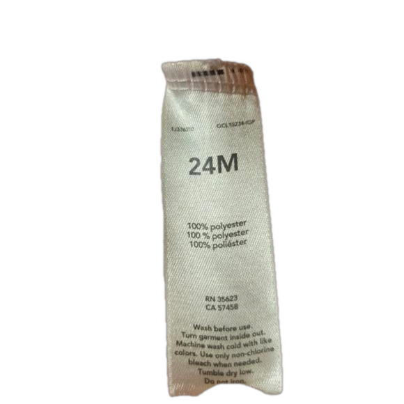 Child Of Mine By Carter's Light Pink Onsie With Bears And Middle Zipper Size 24M - Picture 9 of 9